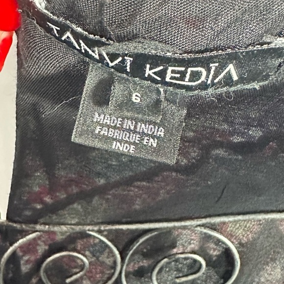 Anthropologie Tanvi Kedia boho printed midi dress size 6 - Picture 13 of 15